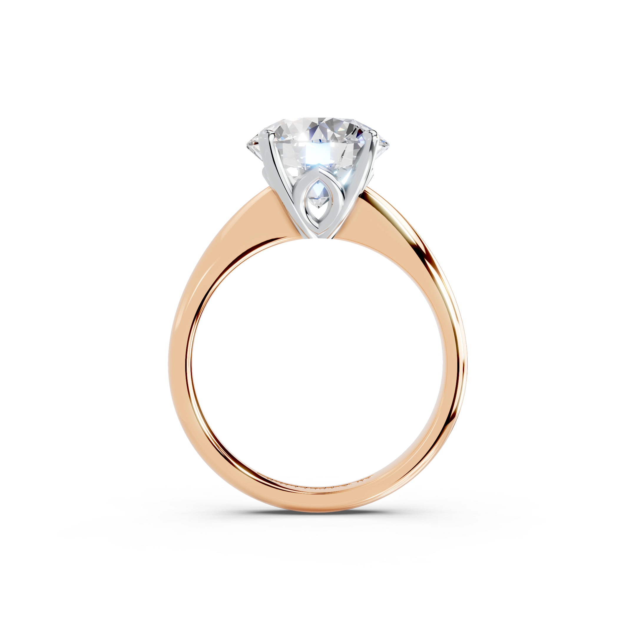 IGI 3.00ct Lab Grown Diamond Solitaire Engagement Ring - The Montpellier Tulip