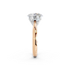 IGI 3.00ct Lab Grown Diamond Solitaire Engagement Ring - The Montpellier Tulip