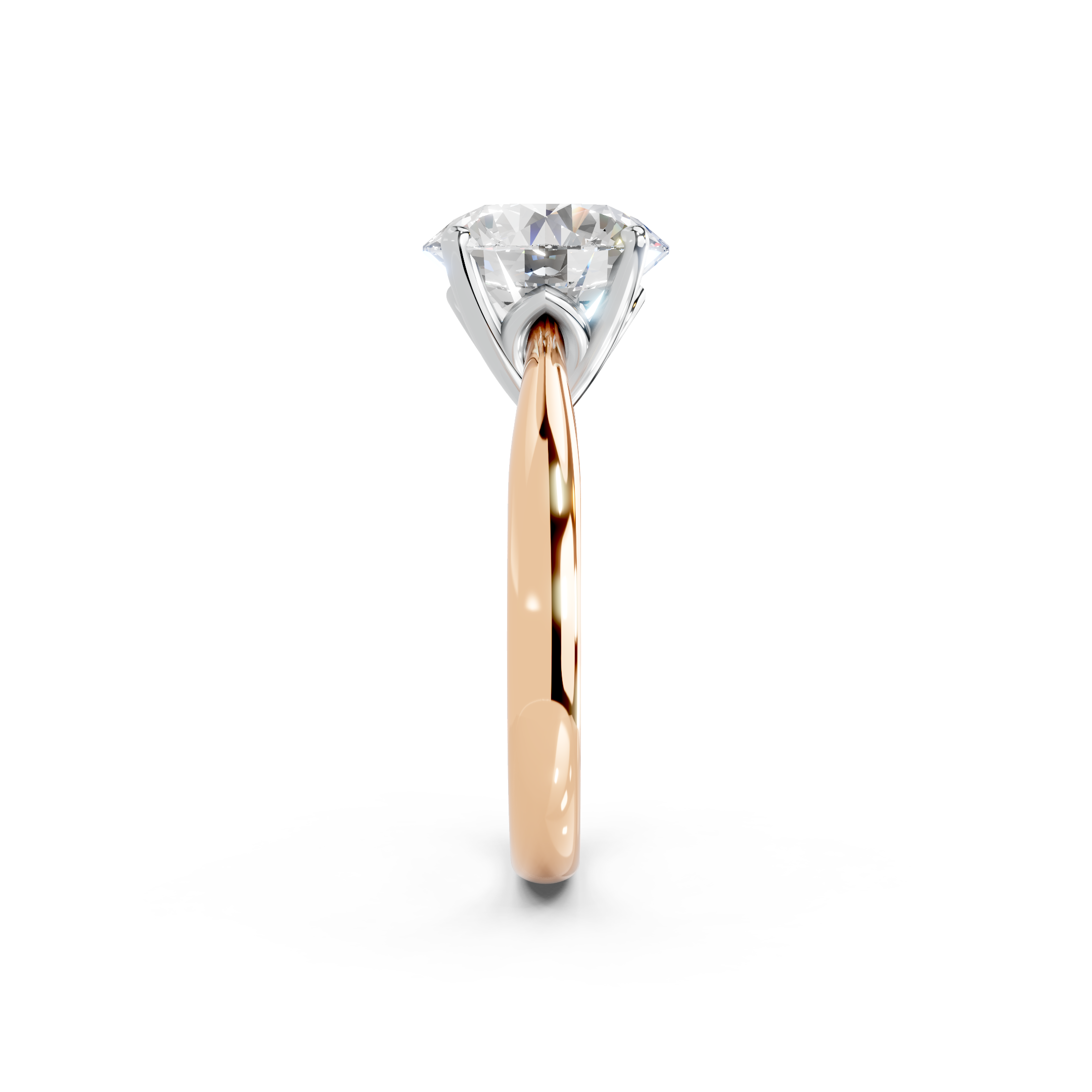 IGI 3.00ct Lab Grown Diamond Solitaire Engagement Ring - The Montpellier Tulip