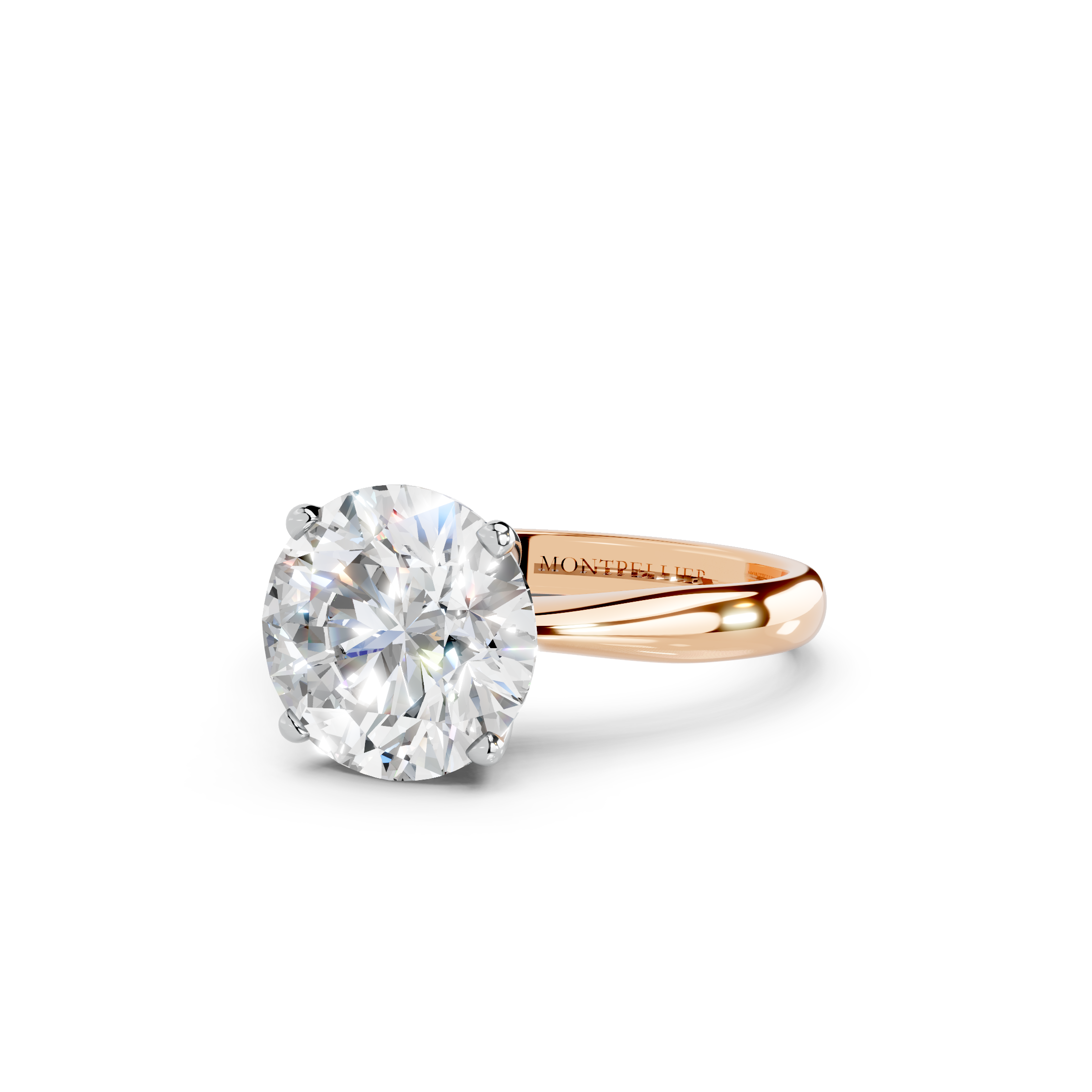 IGI 3.00ct Lab Grown Diamond Solitaire Engagement Ring - The Montpellier Tulip