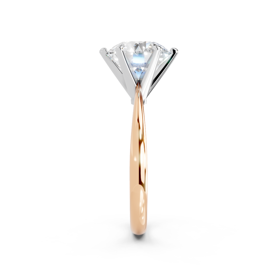 IGI 3.00ct Lab Grown Diamond Solitaire Engagement Ring - The Montpellier Classic 6 Claw
