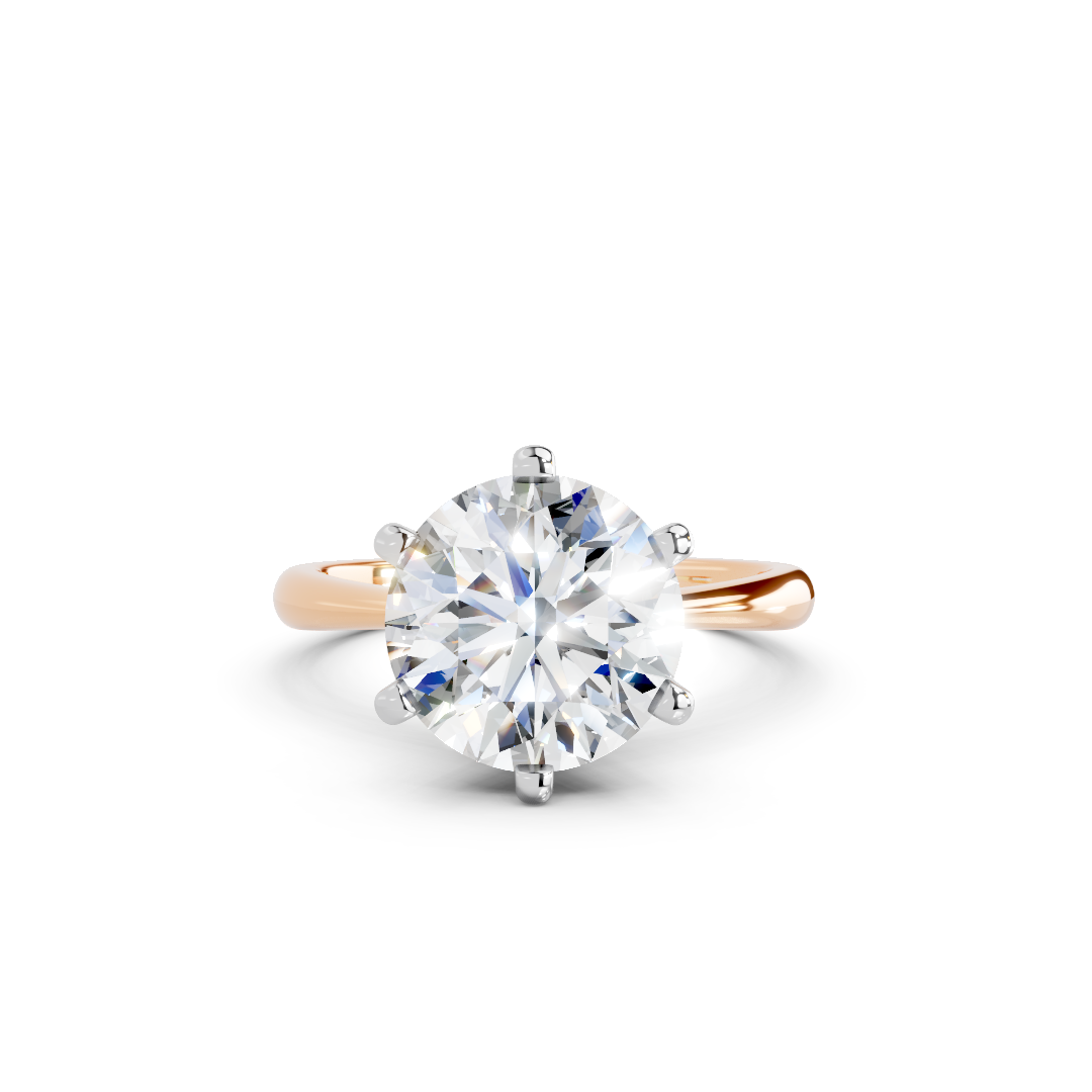 IGI 3.00ct Lab Grown Diamond Solitaire Engagement Ring - The Montpellier Classic 6 Claw