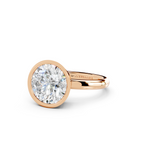 IGI 3.00ct Lab Grown Round Bezel Set Diamond Solitaire Engagement Ring Platinum or 18ct Gold