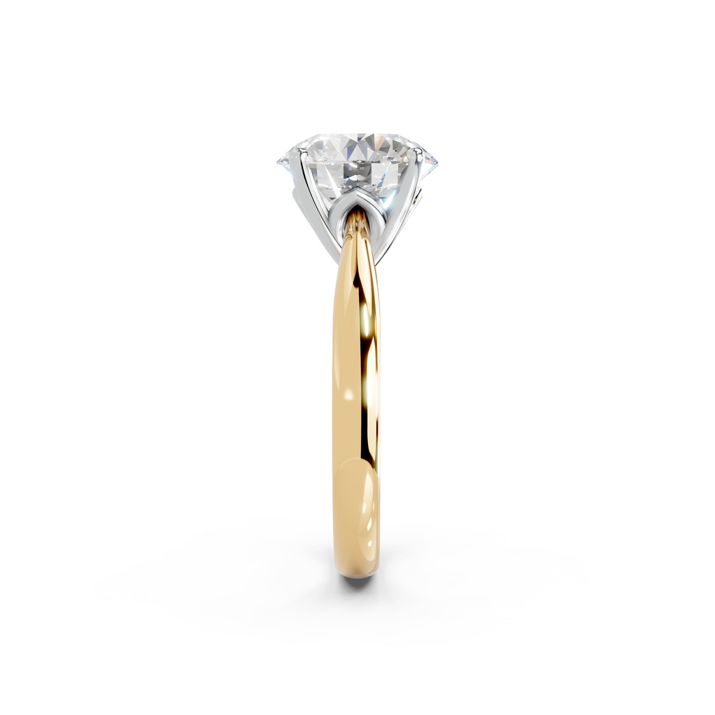 IGI 3.00ct Lab Grown Diamond Solitaire Engagement Ring - The Montpellier Tulip