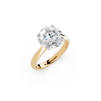 IGI 3.00ct Lab Grown Diamond Solitaire Engagement Ring - The Montpellier Tulip