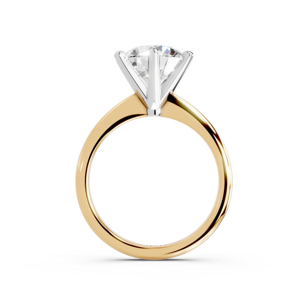 IGI 3.00ct Lab Grown Diamond Solitaire Engagement Ring - The Montpellier Classic 6 Claw