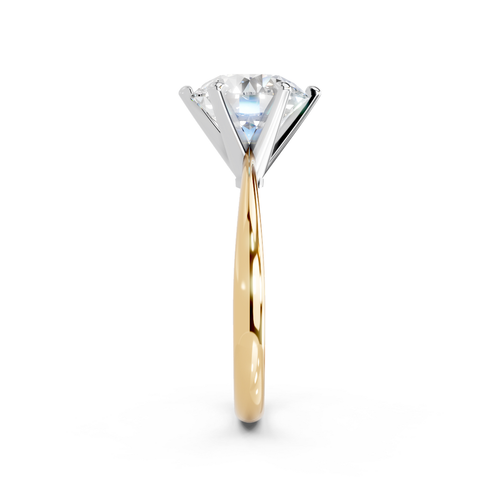 IGI 3.00ct Lab Grown Diamond Solitaire Engagement Ring - The Montpellier Classic 6 Claw