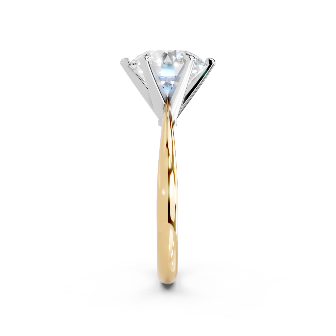 IGI 3.00ct Lab Grown Diamond Solitaire Engagement Ring - The Montpellier Classic 6 Claw