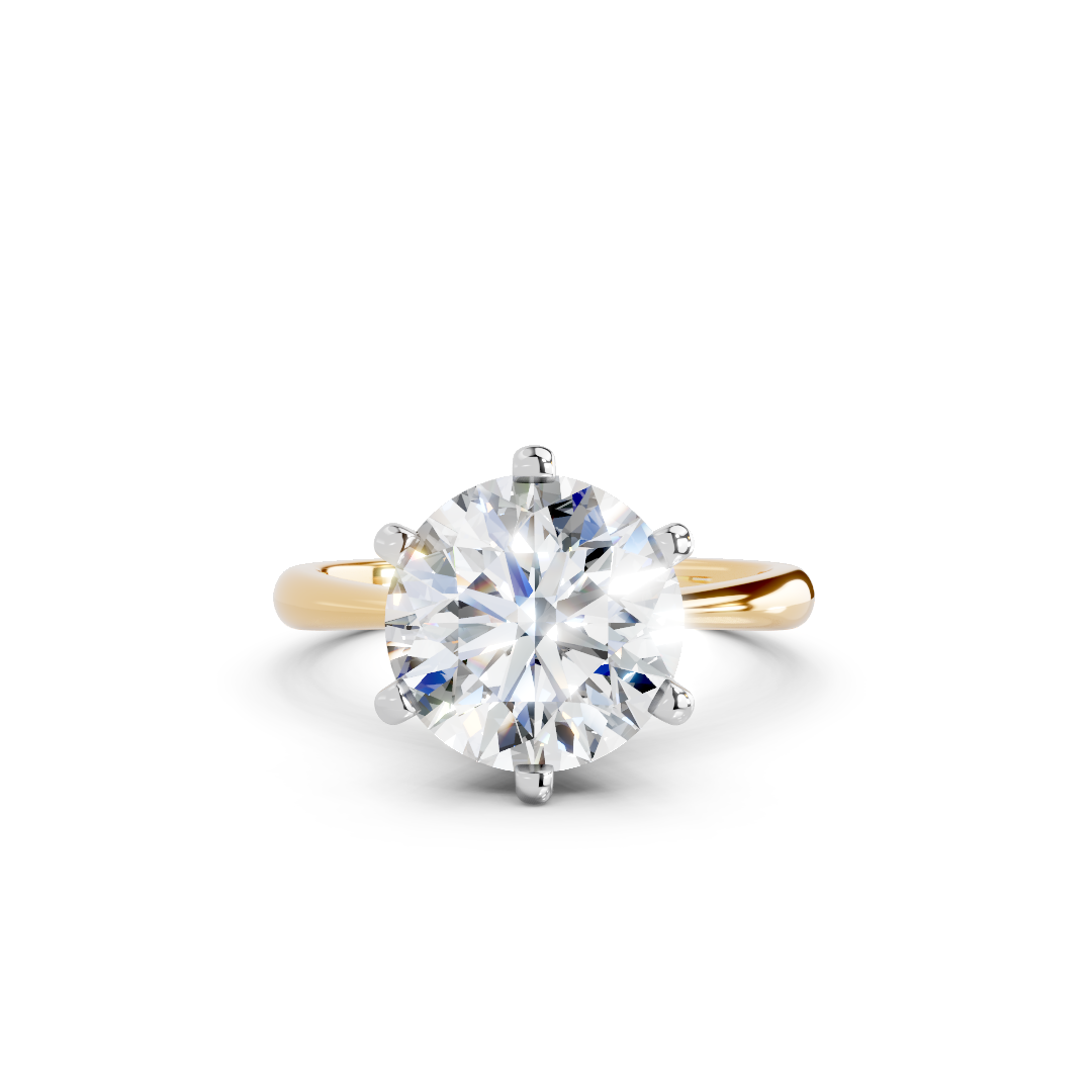 IGI 3.00ct Lab Grown Diamond Solitaire Engagement Ring - The Montpellier Classic 6 Claw