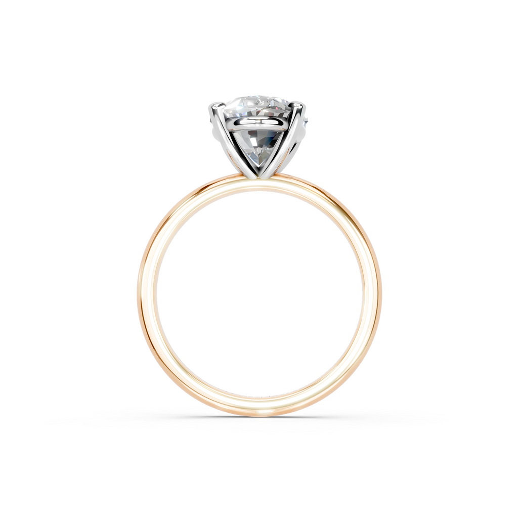 IGI 3.00ct Lab Grown Oval Diamond Solitaire Engagement Ring Platinum or 18ct Gold - The Montpellier Classic Oval