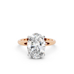 IGI 3.00ct Lab Grown Oval Diamond Solitaire Engagement Ring Platinum or 18ct Gold - The Montpellier Classic Oval
