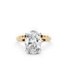 IGI 3.00ct Lab Grown Oval Diamond Solitaire Engagement Ring Platinum or 18ct Gold - The Montpellier Classic Oval