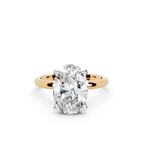 IGI 3.00ct Lab Grown Oval Diamond Solitaire Engagement Ring Platinum or 18ct Gold - The Montpellier Classic Oval