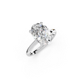 IGI 3.00ct Lab Grown Oval Diamond Solitaire Engagement Ring Platinum or 18ct Gold - The Montpellier Classic Oval