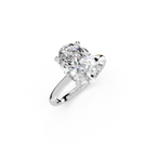 IGI 3.00ct Lab Grown Oval Diamond Solitaire Engagement Ring Platinum or 18ct Gold - The Montpellier Classic Oval