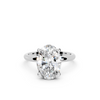 IGI 3.00ct Lab Grown Oval Diamond Solitaire Engagement Ring Platinum or 18ct Gold - The Montpellier Classic Oval