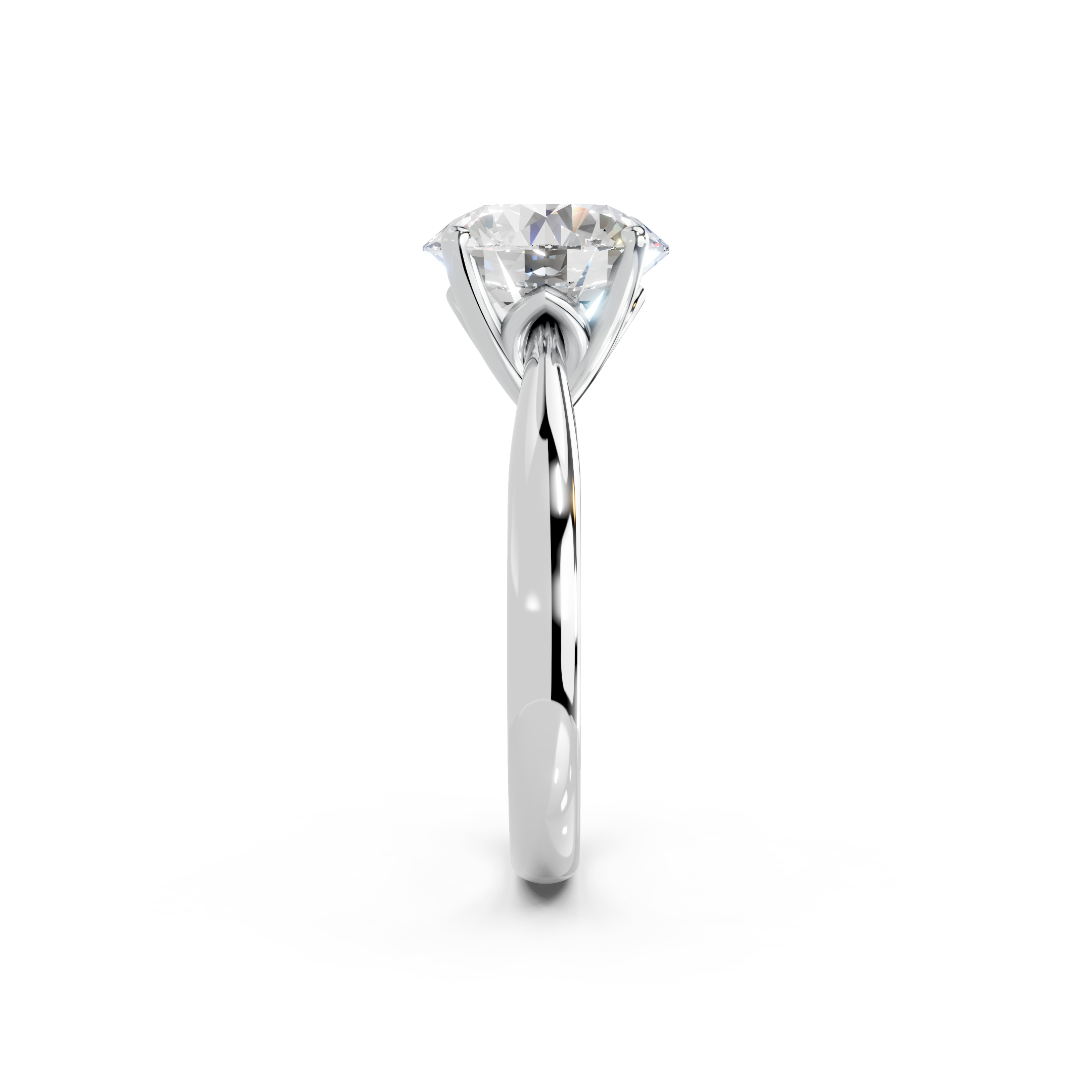 IGI 3.00ct Lab Grown Diamond Solitaire Engagement Ring - The Montpellier Tulip