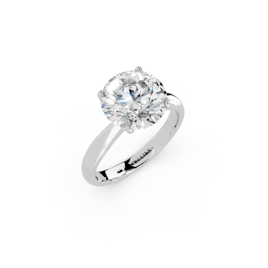 IGI 3.00ct Lab Grown Diamond Solitaire Engagement Ring - The Montpellier Tulip