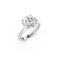 IGI 3.00ct Lab Grown Diamond Solitaire Engagement Ring - The Montpellier Tulip