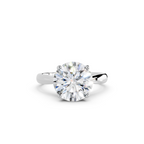 IGI 3.00ct Lab Grown Diamond Solitaire Engagement Ring - The Montpellier Tulip