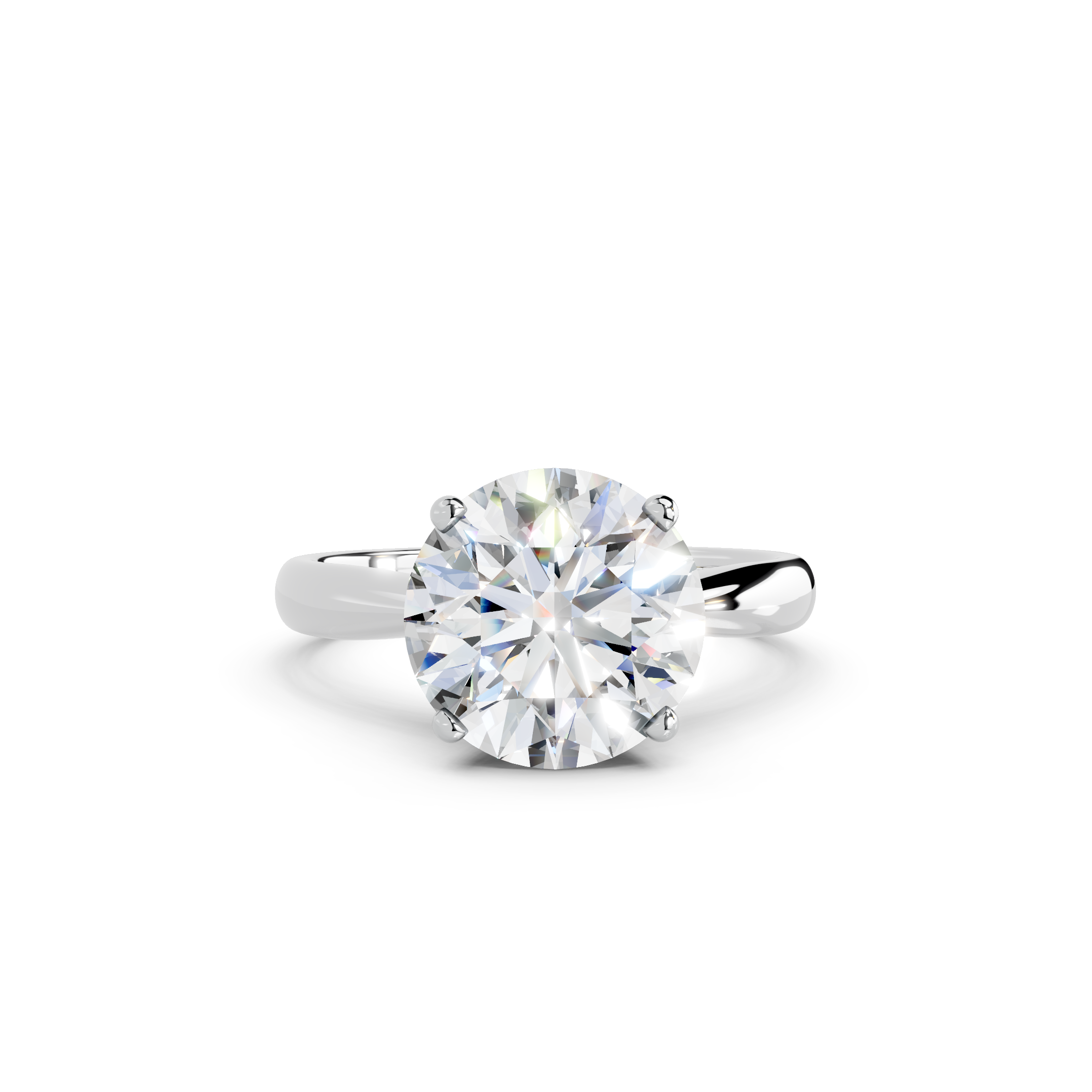IGI 3.00ct Lab Grown Diamond Solitaire Engagement Ring - The Montpellier Tulip