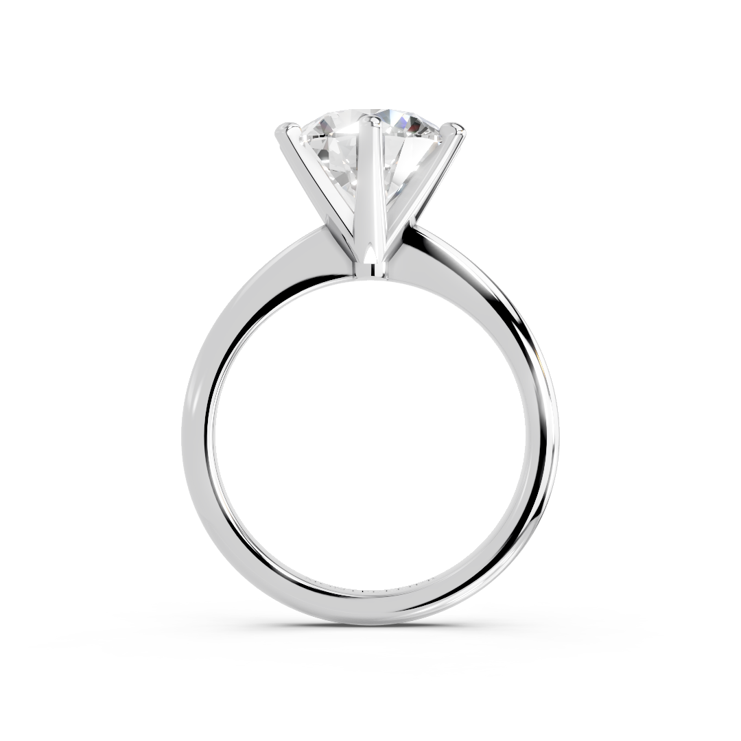 IGI 3.00ct Lab Grown Diamond Solitaire Engagement Ring - The Montpellier Classic 6 Claw