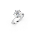 IGI 3.00ct Lab Grown Diamond Solitaire Engagement Ring - The Montpellier Classic 6 Claw