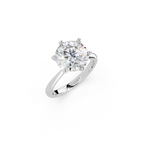 IGI 3.00ct Lab Grown Diamond Solitaire Engagement Ring - The Montpellier Classic 6 Claw