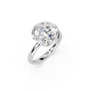 IGI 3.00ct Lab Grown Round Bezel Set Diamond Solitaire Engagement Ring Platinum or 18ct Gold