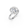 IGI 3.00ct Lab Grown Round Bezel Set Diamond Solitaire Engagement Ring Platinum or 18ct Gold