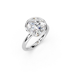 IGI 3.00ct Lab Grown Round Bezel Set Diamond Solitaire Engagement Ring Platinum or 18ct Gold