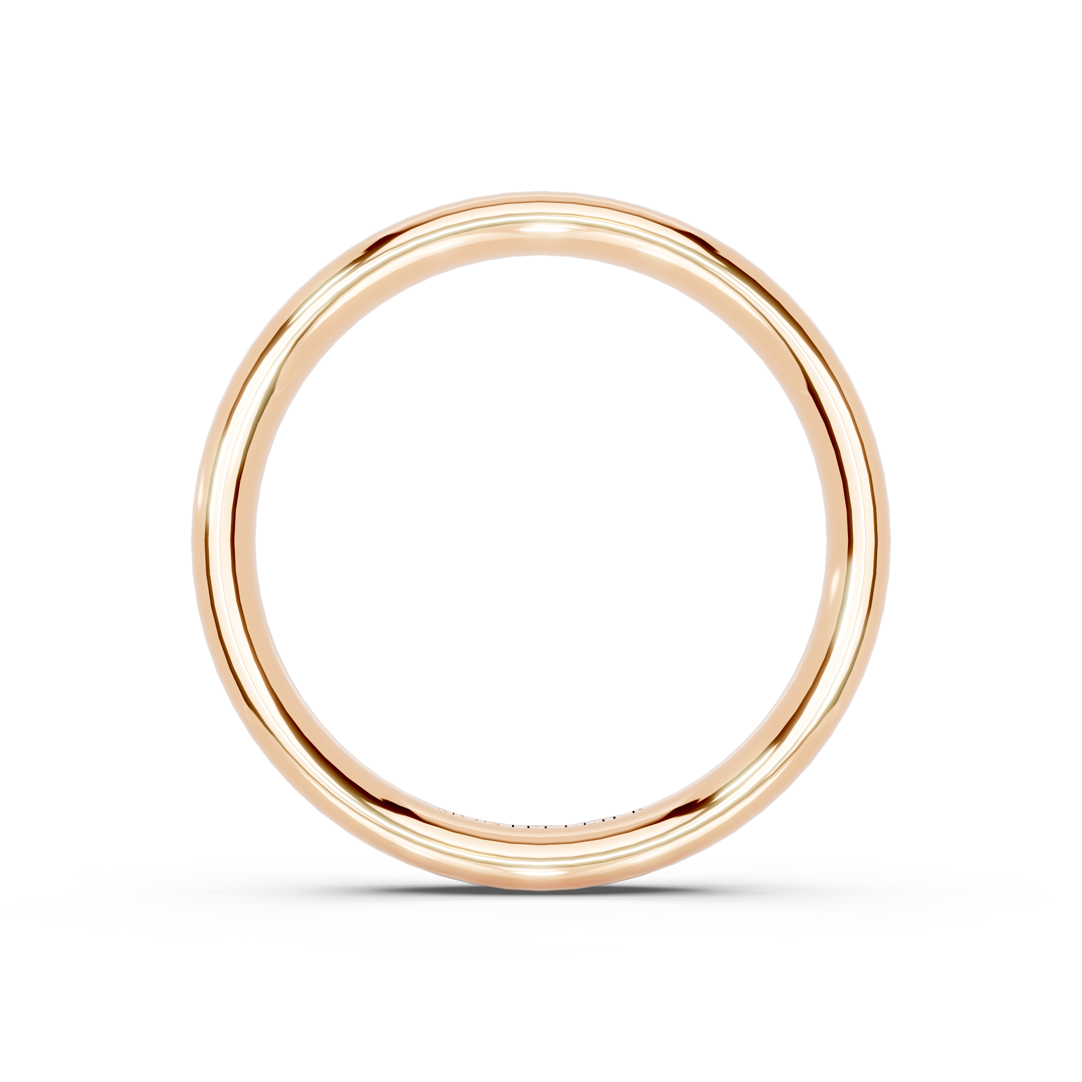 3.0mm Montpellier Fibonacci Wedding Band Platinum or 18ct Gold