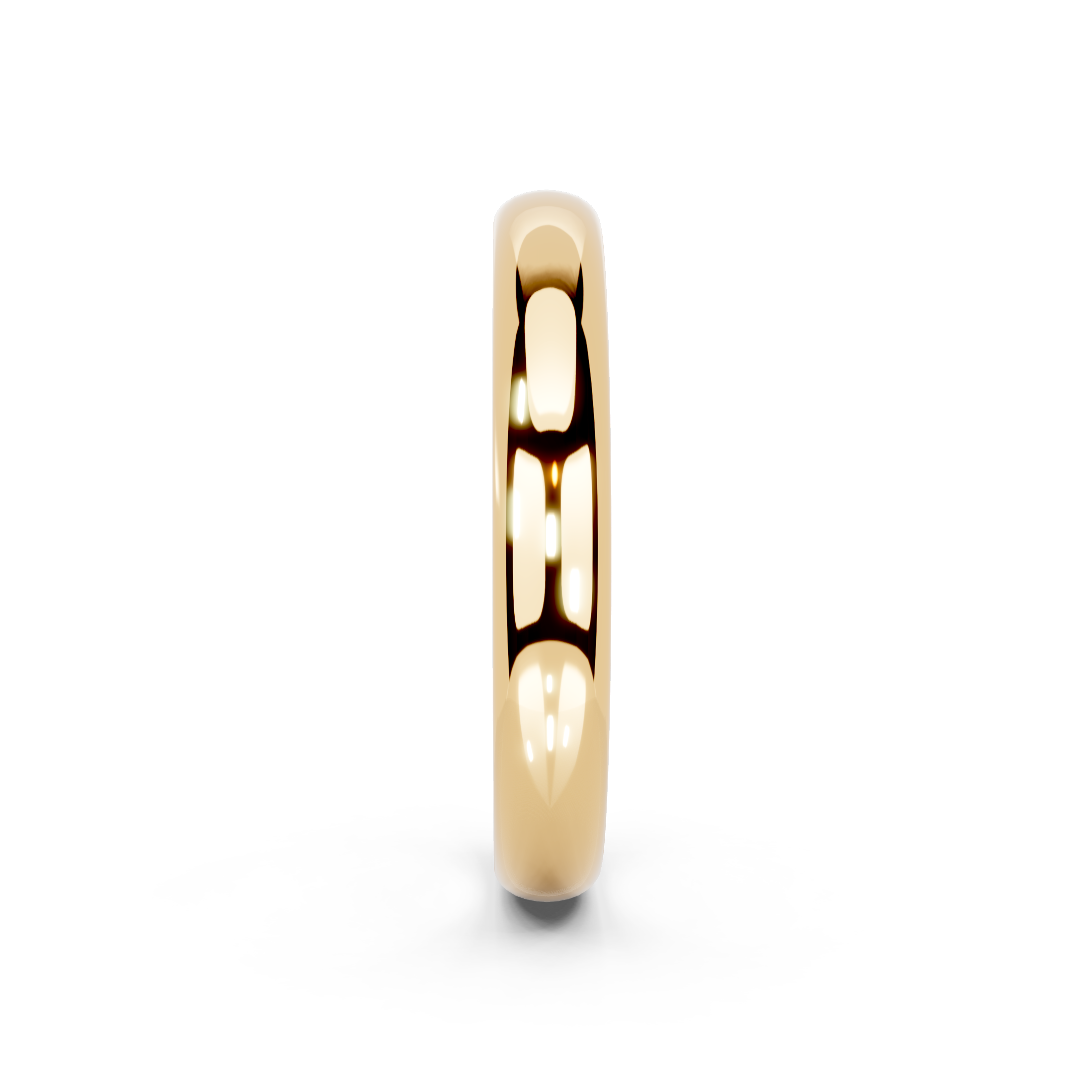 3.0mm Montpellier Fibonacci Wedding Band Platinum or 18ct Gold