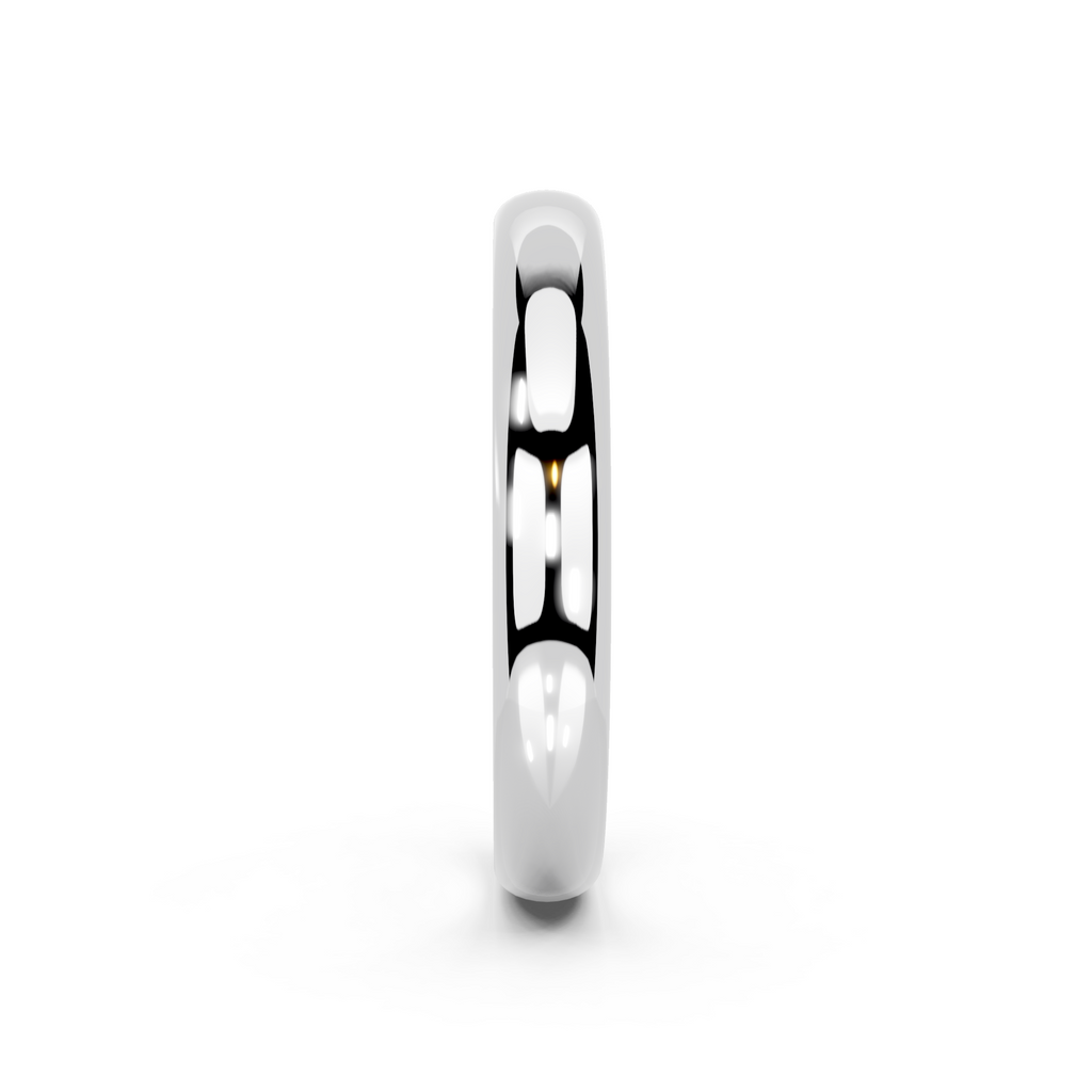 3.0mm Montpellier Fibonacci Wedding Band Platinum or 18ct Gold