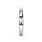 3.0mm Montpellier Fibonacci Wedding Band Platinum or 18ct Gold