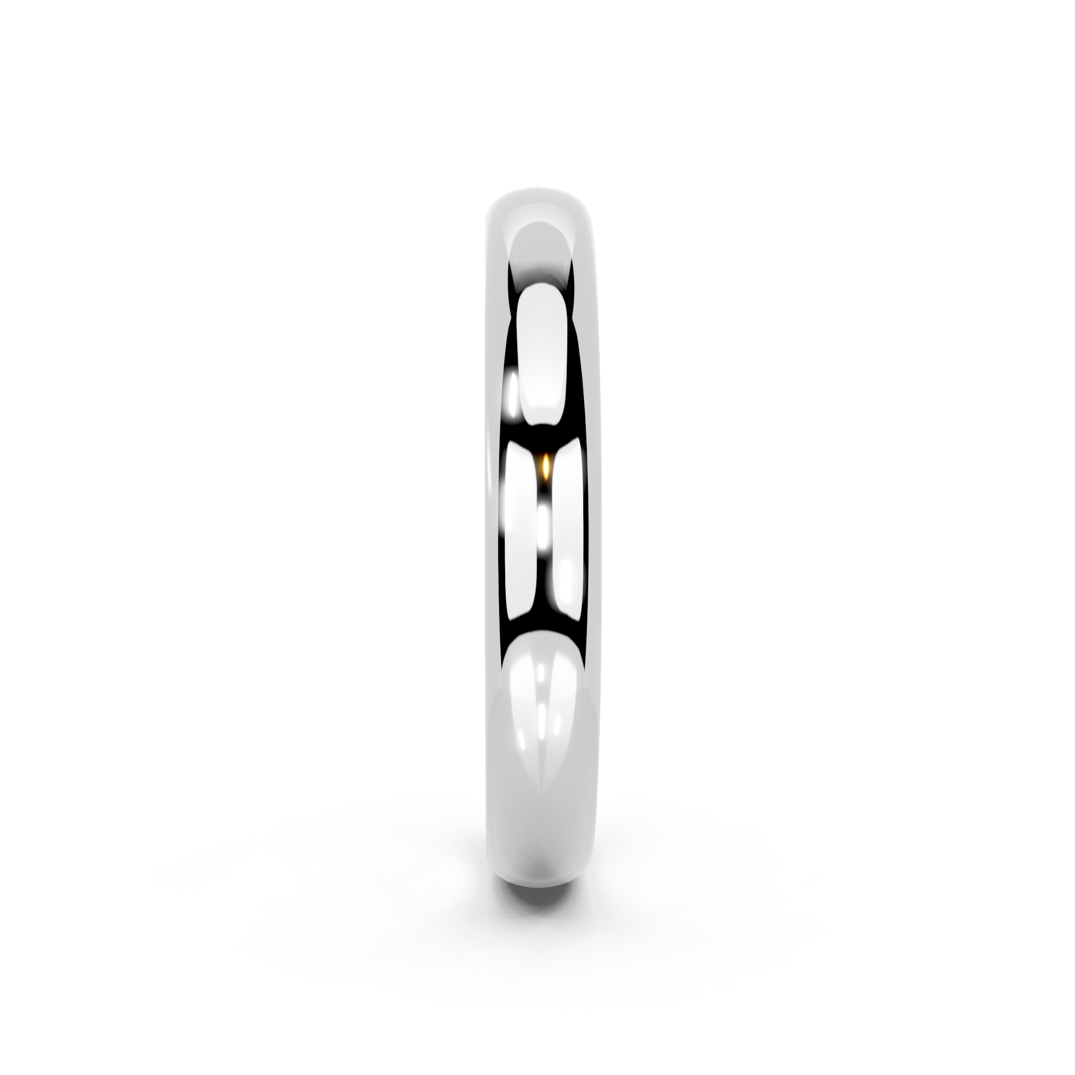 3.0mm Montpellier Fibonacci Wedding Band Platinum or 18ct Gold