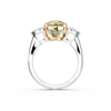 GIA 4.52ct Cushion Cut Fancy Intense Yellow Diamond Ring