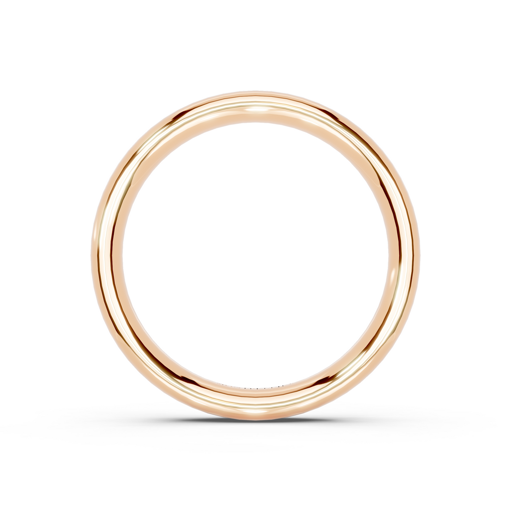 4.0mm Montpellier Fibonacci Wedding Band Platinum or 18ct Gold