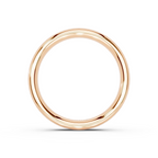 4.0mm Montpellier Fibonacci Wedding Band Platinum or 18ct Gold