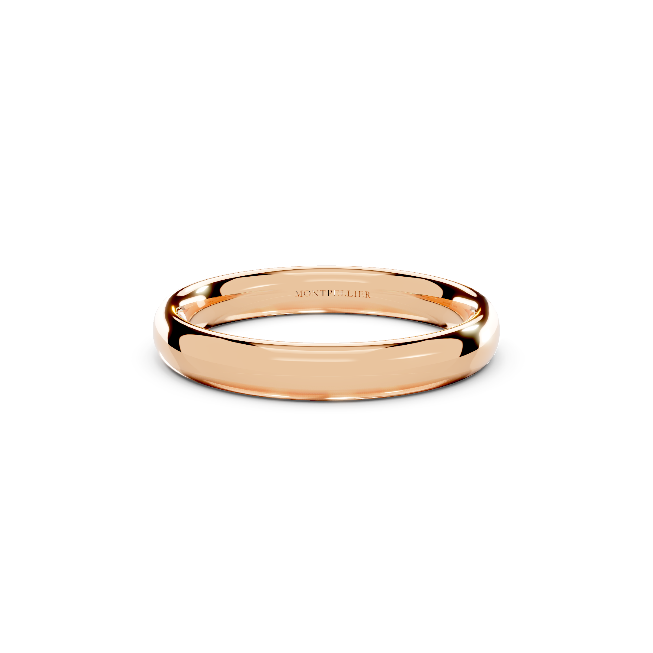 4.0mm Montpellier Fibonacci Wedding Band Platinum or 18ct Gold