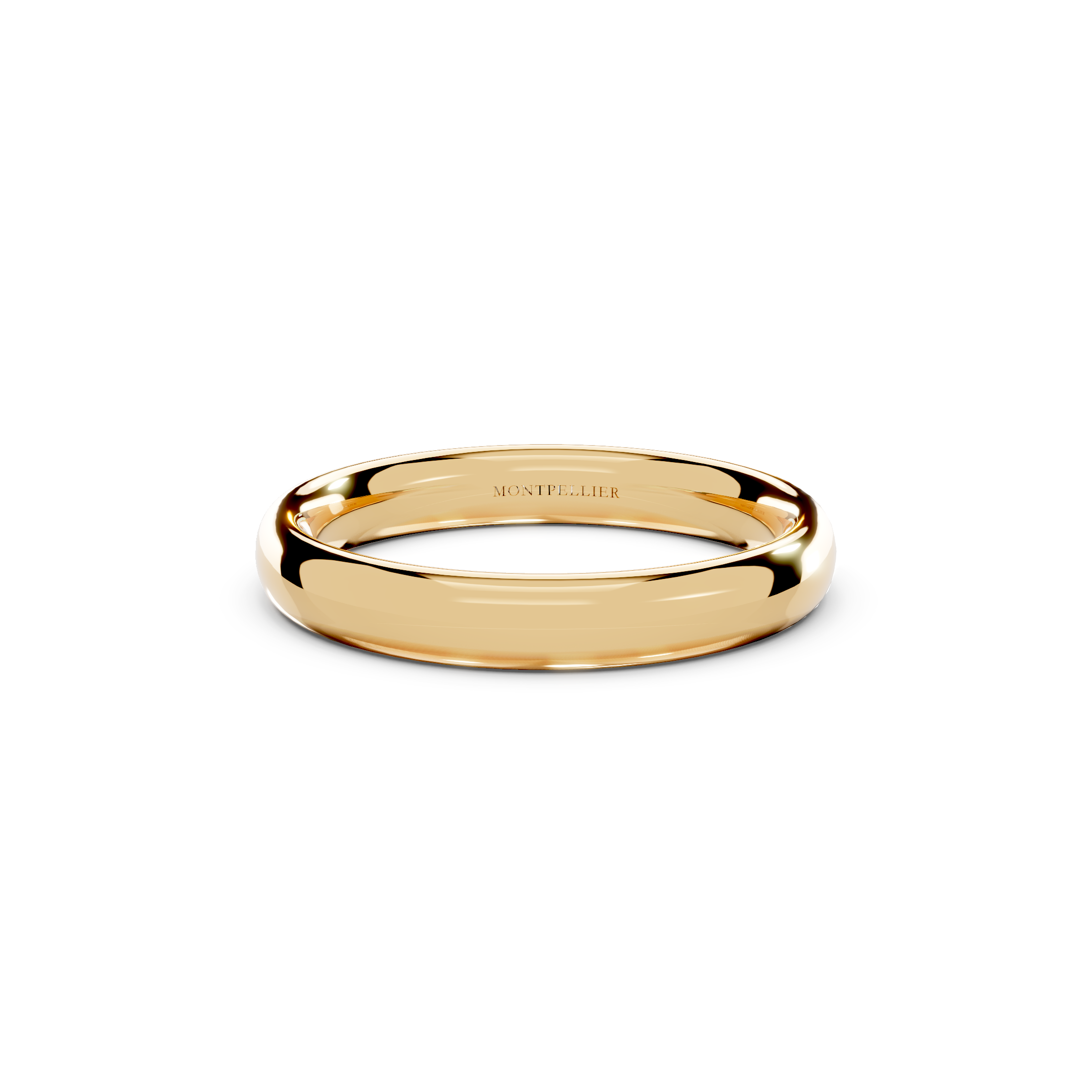 4.0mm Montpellier Fibonacci Wedding Band Platinum or 18ct Gold