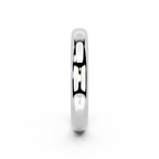 4.0mm Montpellier Fibonacci Wedding Band Platinum or 18ct Gold