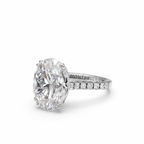GIA 5.02ct F/SI2 Diamond Solitaire set in Platinum