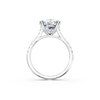 GIA 5.50ct D/VS1 Oval Diamond Solitaire set in Platinum with Diamond Shoulders