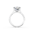 GIA 5.50ct D/VS1 Oval Diamond Solitaire set in Platinum with Diamond Shoulders