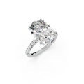 GIA 5.50ct D/VS1 Oval Diamond Solitaire set in Platinum with Diamond Shoulders