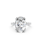 GIA 5.50ct D/VS1 Oval Diamond Solitaire set in Platinum with Diamond Shoulders