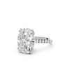 GIA 5.50ct D/VS1 Oval Diamond Solitaire set in Platinum with Diamond Shoulders