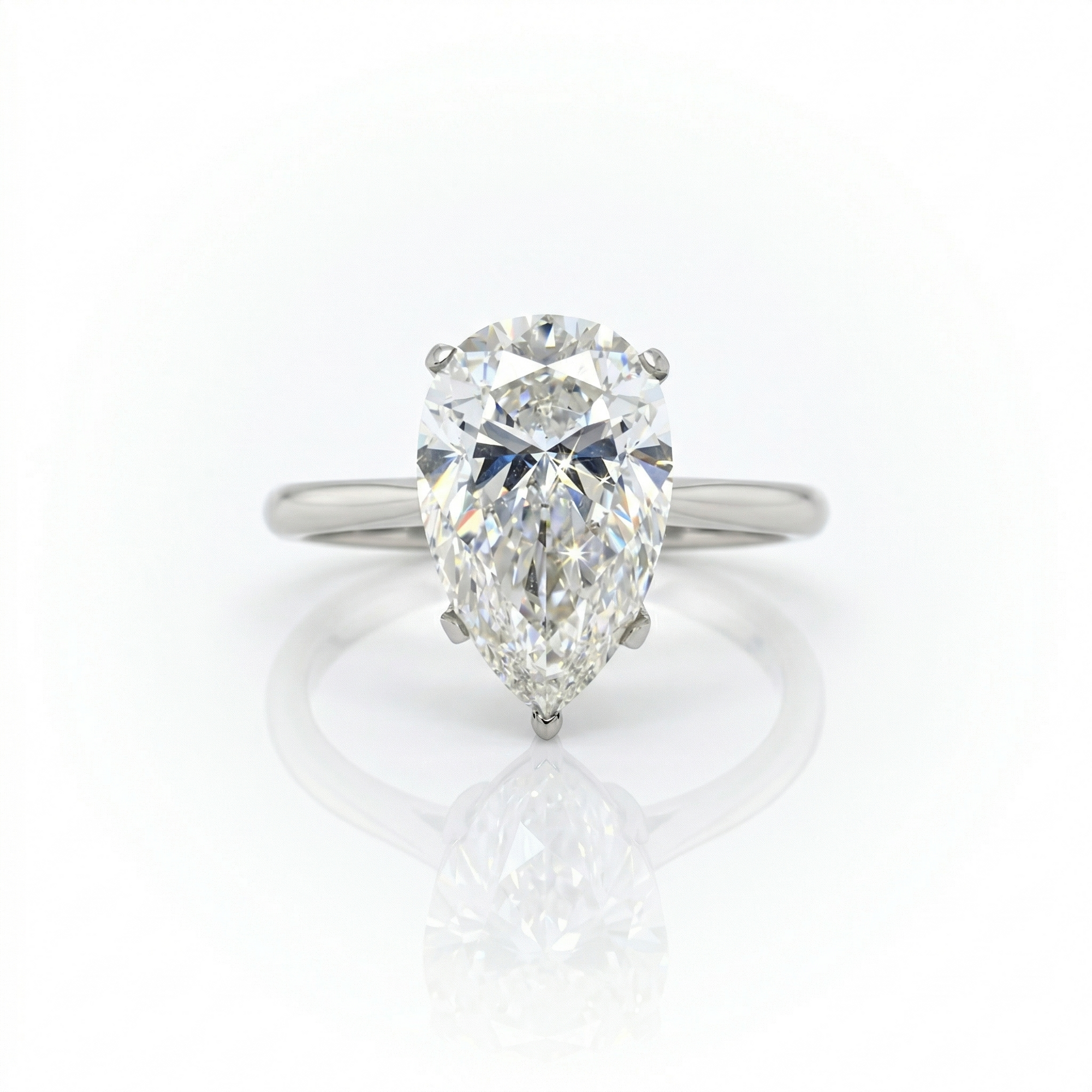 5ct_Pear_Shape_Lab_Diamond_Ring