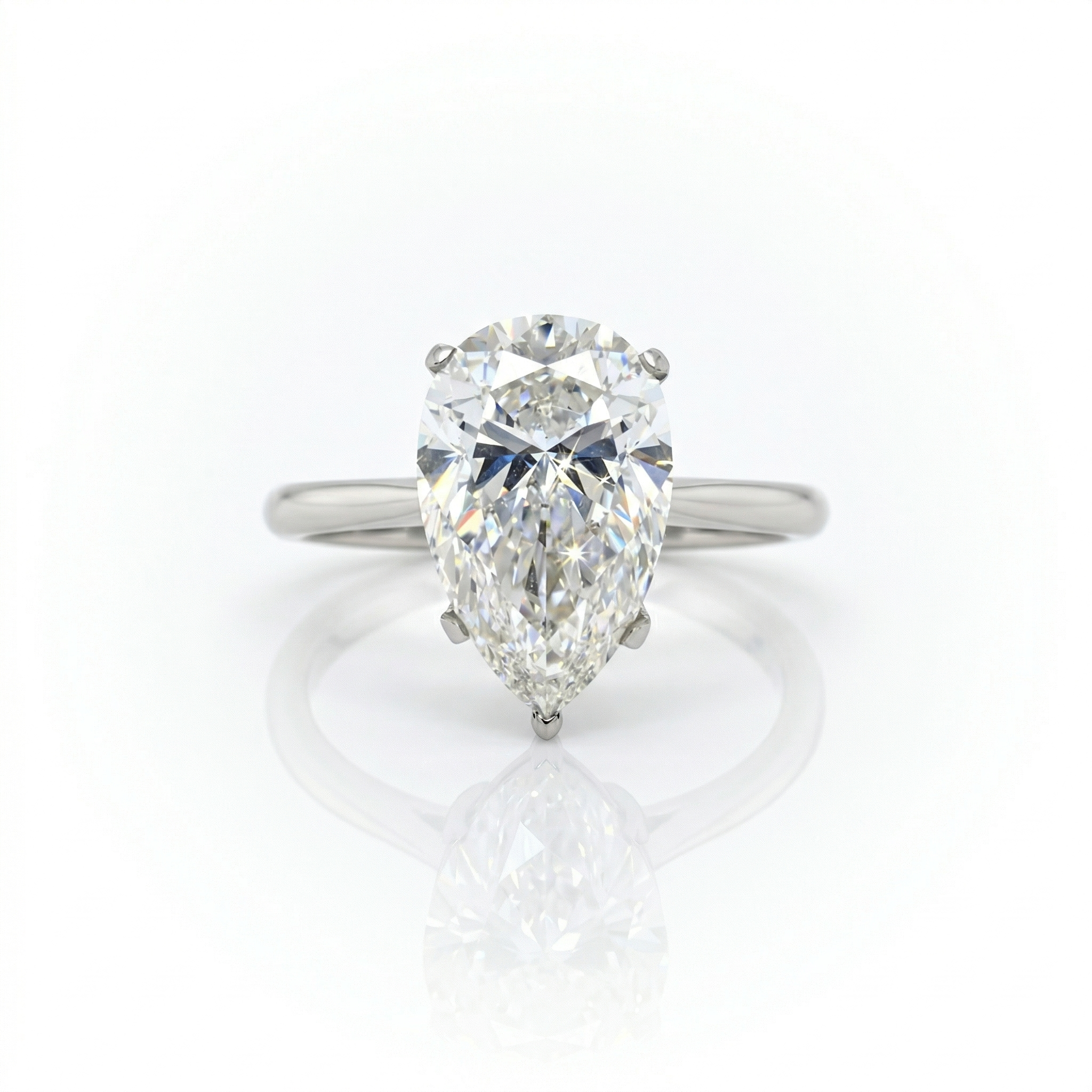5ct_Pear_Shape_Lab_Diamond_Ring